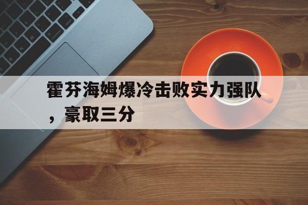 万博manbetx-霍芬海姆爆冷击败实力强队，豪取三分